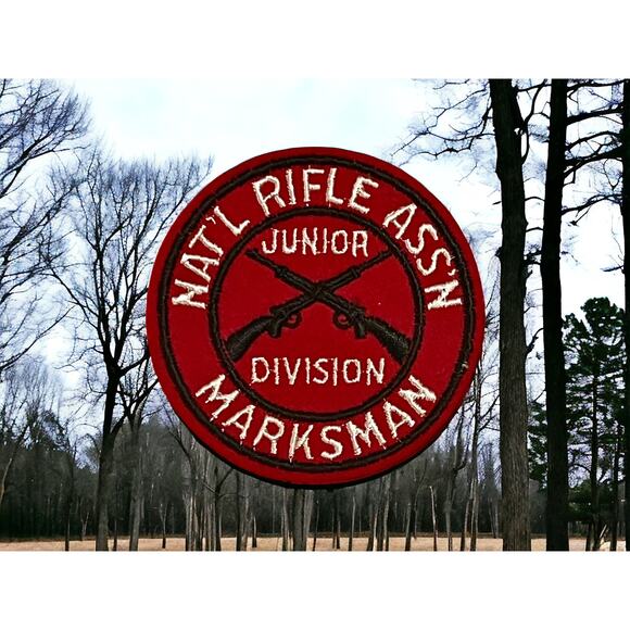 Vintage NRA Shooting Patch Set-3pc-Junior Division-Embroidered-Rifle Club-Annual - Picture 3 of 7